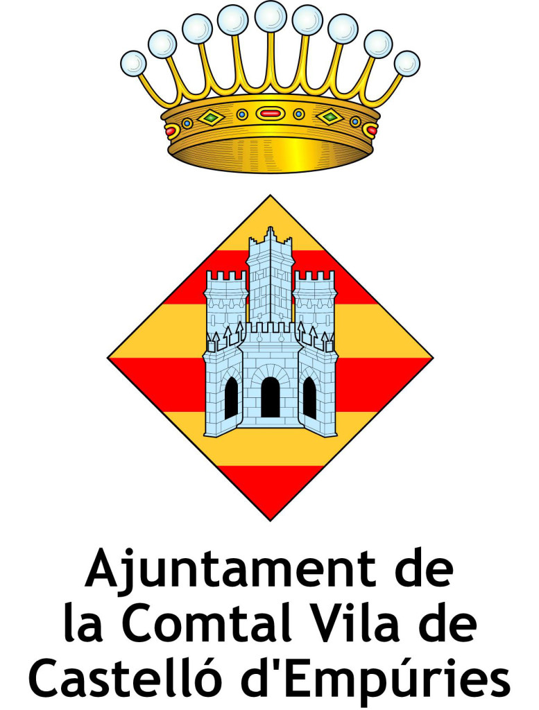 Logo Ajuntament Castelló d'Empúries vertical